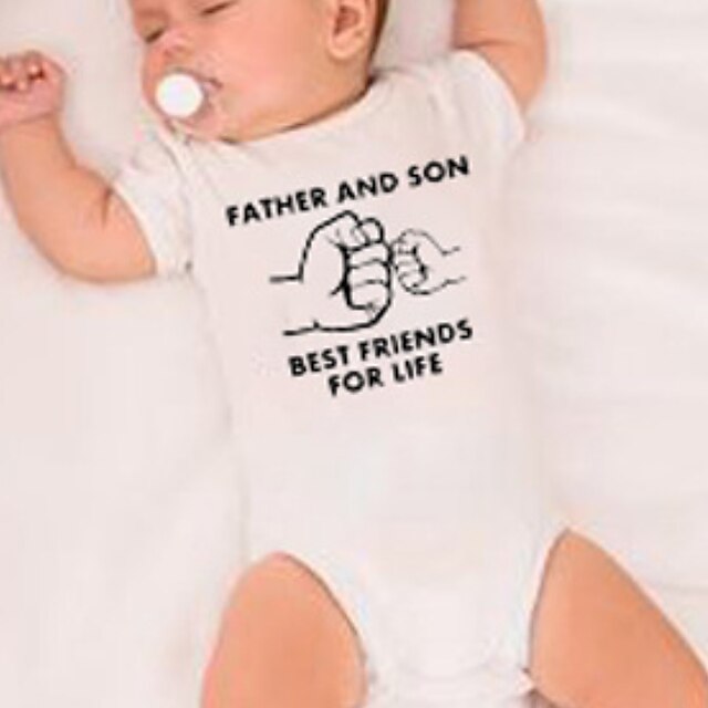 Baby & Kids Matching Outfits | Family Look T shirt Family Sets Cartoon Letter Street Print White Short Sleeve Active Matching Ou