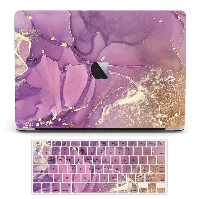  MacBook נרתיק מותאם ל Macbook Air Pro 13.3 14 16 אינץ ' קשיח פלסטי שיש