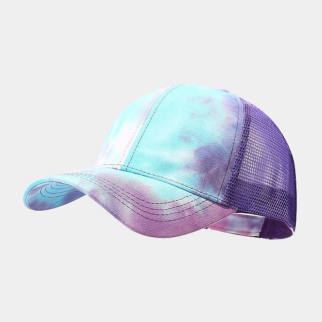 Shoes & Bags Fashion Accessories | 1pcs Ponytail Baseball Cap Women Distressed Washed Cotton Trucker Caps Casual Summer Snapback