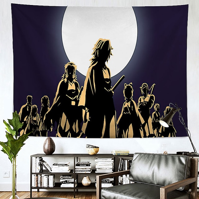 Home & Garden Home Decor | Demon Slayer Anime Wall Tapestry Art Decor Blanket Curtain Hanging Home Bedroom Living Room Decoratio