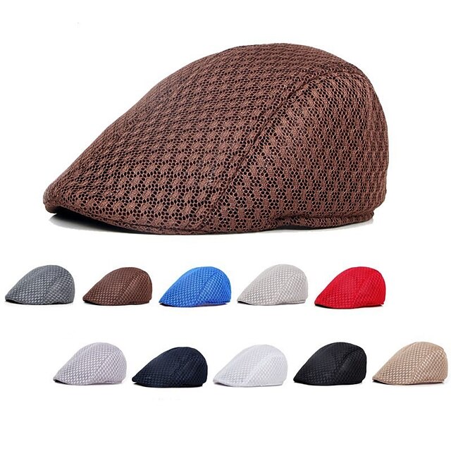 Shoes & Bags Fashion Accessories | 1 pcs Unisex Sports & Outdoors Casual Simple Style Newsboy Hat Cabbie Cap Sports & Outdoor Da