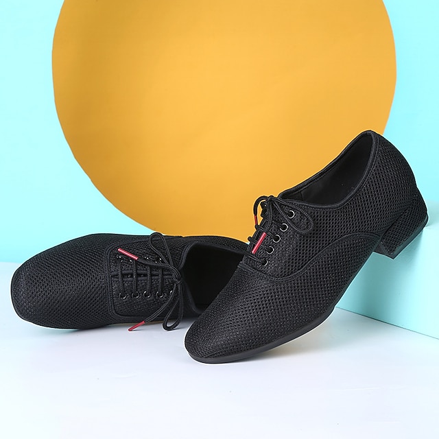 Men's Latin Shoes Ballroom Dance Shoes Practice Trainning Dance Shoes