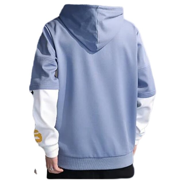 Mens Clothing Mens Hoodies & Sweatshirts | Mens Pullover Hoodie Sweatshirt Letter Lace up Pocket Print Casual Daily Casual Stree