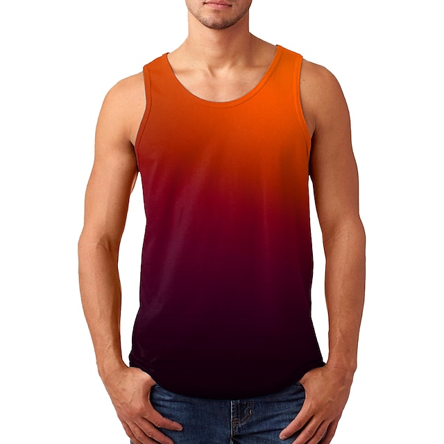 Sports & Outdoors Running, Jogging & Walking | Mens Sleeveless Running Tank Top Workout Tank Tee Tshirt Shirt Athletic Breathabl