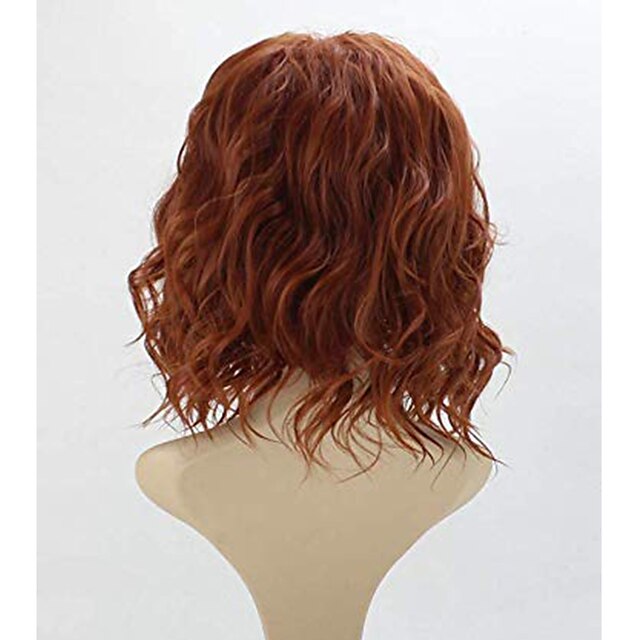 Beauty & Hair Wigs & Hair Pieces | Black Widow Cosplay Hair Wigs the Avengers Cosplay Synthetic Short Brown Curly Wig for Women 