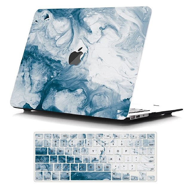  MacBook נרתיק מותאם ל Macbook Air Pro 13.3 14 16 אינץ ' קשיח פלסטי שיש