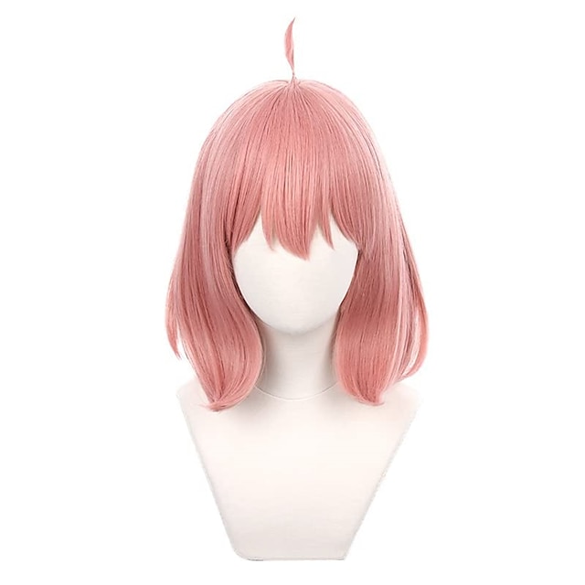 Beauty & Hair Wigs & Hair Pieces | SPYFAMILY Anya Forger Wig Short Pink Synthetic Hair Wig Halloween Costume Wig - QJ32116