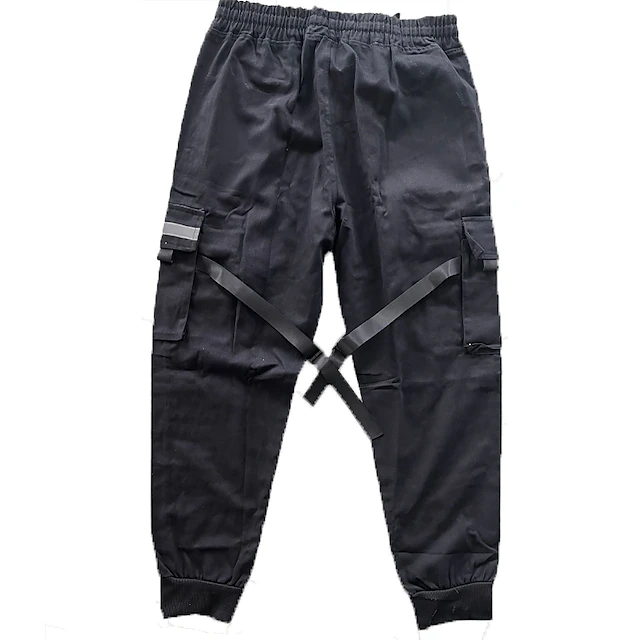 Men's Cargo Pants Cargo Trousers Joggers Techwear Drawstring Elastic ...