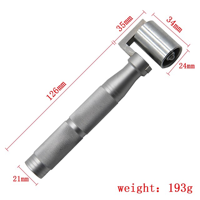  34mm acier papier peint plat pression rouleau appliquer main bricolage outils platine métal plat rouleau roue roulement outil