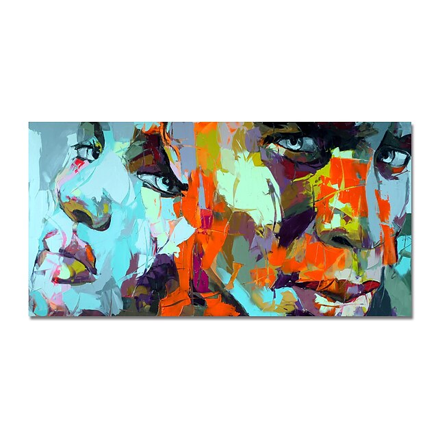 Home & Garden Wall Art | Oil Painting Handmade Hand Painted Wall Art Abstract People by Knife Canvas Painting Home Decoration De