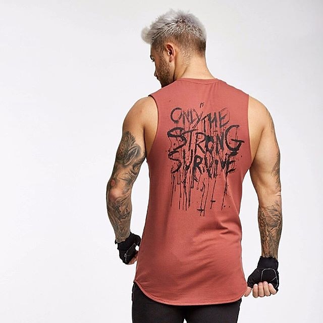 Sports & Outdoors Running, Jogging & Walking | Mens Sleeveless Running Tank Top Workout Tank Tee Tshirt Top Athletic Cotton Brea