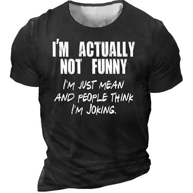 Men's Unisex T shirt Tee Slogan T Shirts Distressed T Shirt Graphic