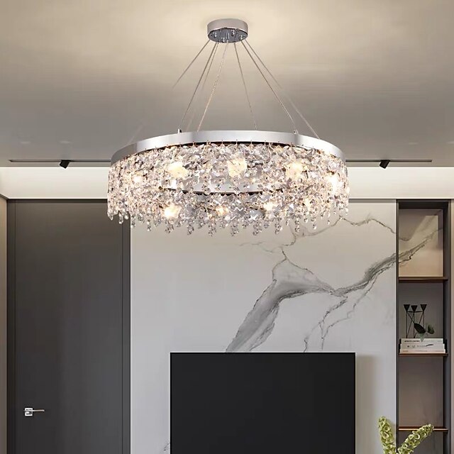  50cm Unique Design Chandelier Stainless Steel Electroplated Modern 220-240V