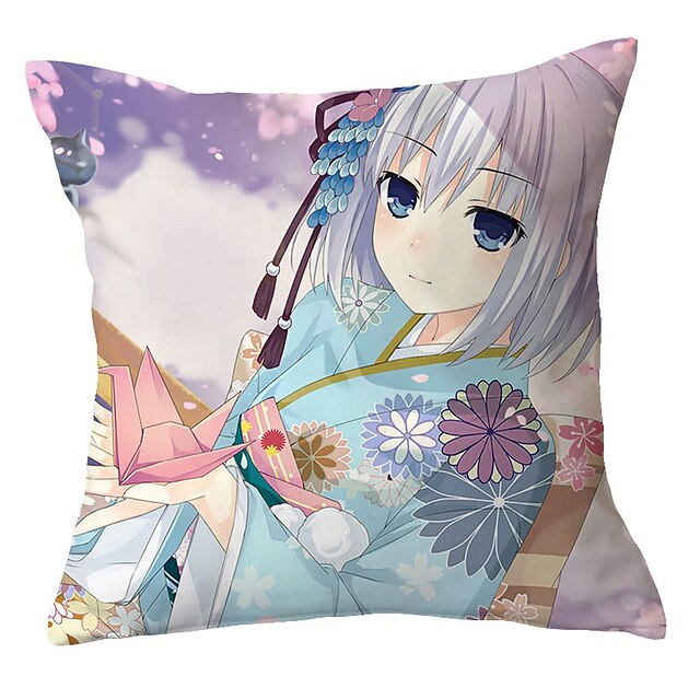 Home & Garden Home Decor | DATE A LIVE Double Side Cushion Cover 6PC Soft Decorative Square Throw Pillow Cover Cushion Case Pill