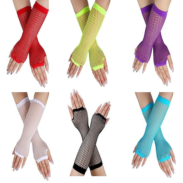  Women's Gloves Lace Gloves Party Evening Gift Daily Nylon Simple Casual Sexy 1 Pair