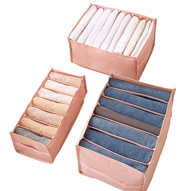  Haushaltstrennungsaufbewahrung Faltbare Aufbewahrungsbox Schrank Organizer Schubladenteiler Kleidungsaufbewahrung für Unterwäsche BH Socken