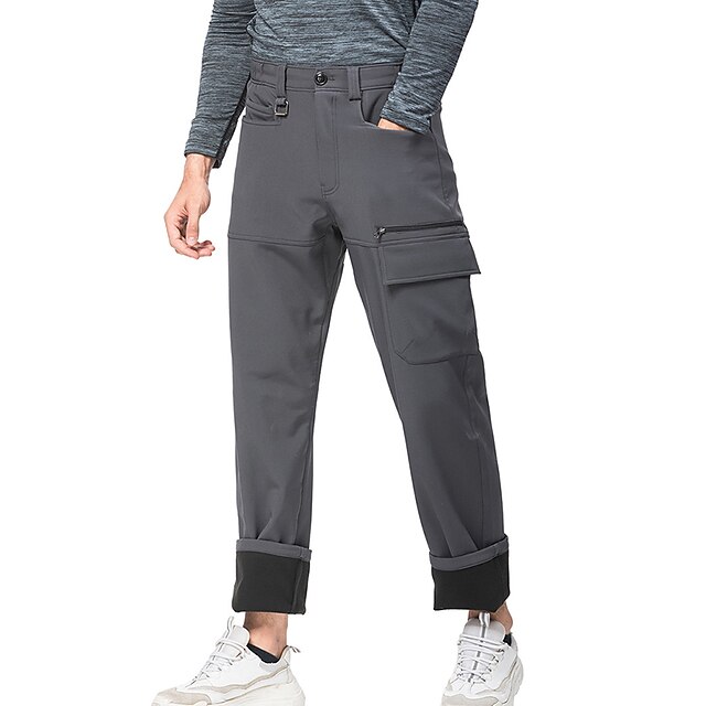 Sports & Outdoors Camping, Hiking & Backpacking | Mens Hiking Pants Trousers Fleece Lined Pants Softshell Pants Winter Outdoor T