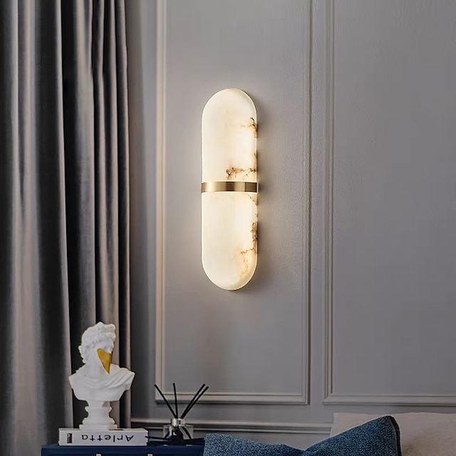  Luzes de parede interiores modernas para quarto sala de jantar luz de parede de cobre 220-240 v 20 w