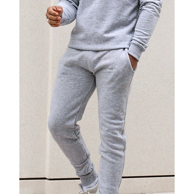 Sports & Outdoors Running, Jogging & Walking | Mens 2 Piece Tracksuit Sweatsuit Athletic Athleisure 2pcs Long Sleeve Breathable 