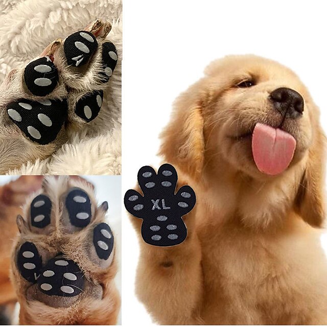Dog Paw Protector Pads NonSlip Paw Grips Traction Pads Provides Traction and Brace for Weak