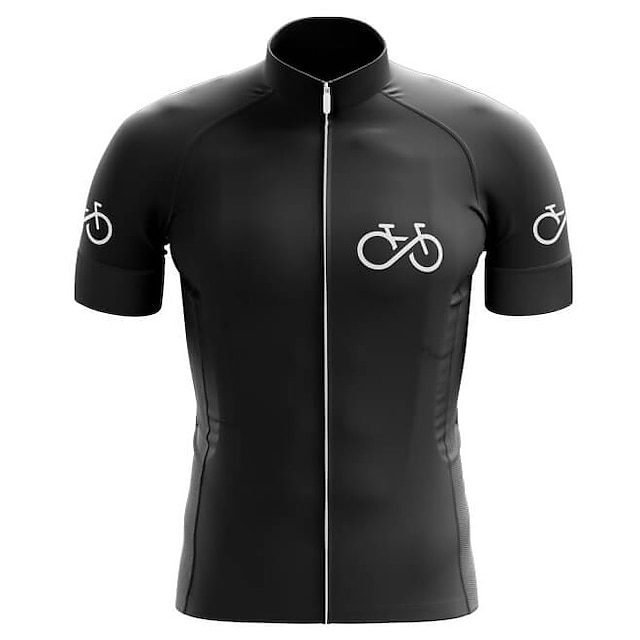 21Grams Men's Cycling Jersey Short Sleeve Bike Jersey Top with 3 Rear