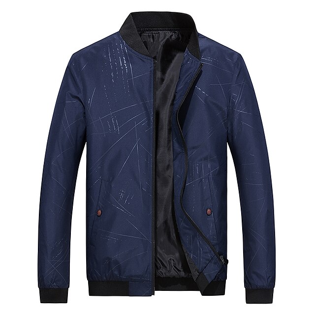 Mens Clothing Mens Outerwear | Mens Jacket Daily Fall Winter Regular Coat Regular Fit Windproof UV Resistant Breathable Casual J