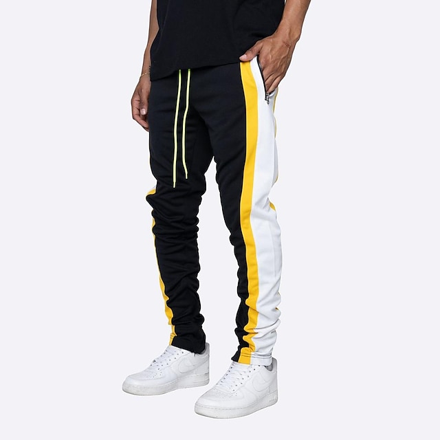 Mens Clothing Mens Bottoms | Mens Casual Pencil Sweatpants Trousers Drawstring Elastic Waist Full Length Pants Sports Outdoor St