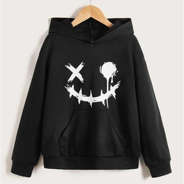 Baby & Kids Boys Clothing | Kids Boys Hoodie Long Sleeve 3D Print Graphic Patterned Pocket Black Children Tops Fall Spring Activ