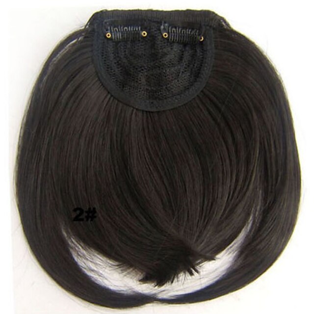 Clip in Bangs Air Bangs Real Hair Extensions Wispy Bangs Thin Fringe