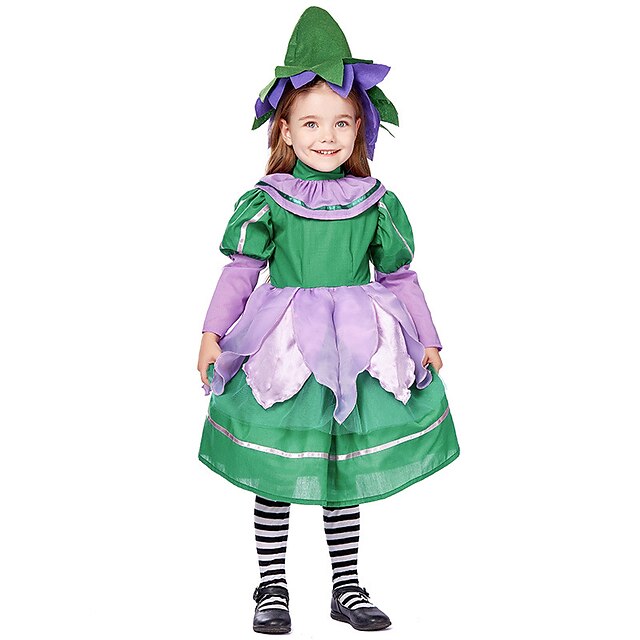 Toys & Hobbies Cosplay & Costumes | Peter Pan Flower Fairies Dress Kids Girls Cosplay Halloween Carnival Festival Halloween Carn