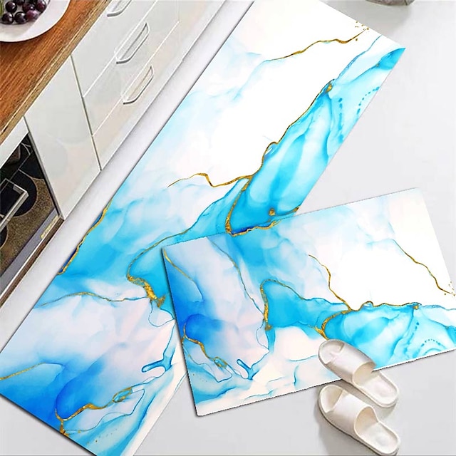 Home & Garden Bath Accessories | Marble Pattern Super Absorbent Bathroom Bath Mats E CreativeBathroom Rug Coral Velve New Design