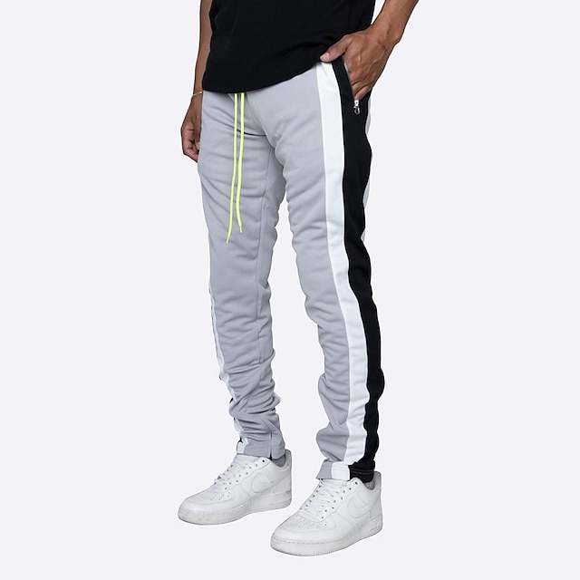 Mens Clothing Mens Bottoms | Mens Casual Pencil Sweatpants Trousers Drawstring Elastic Waist Full Length Pants Sports Outdoor St