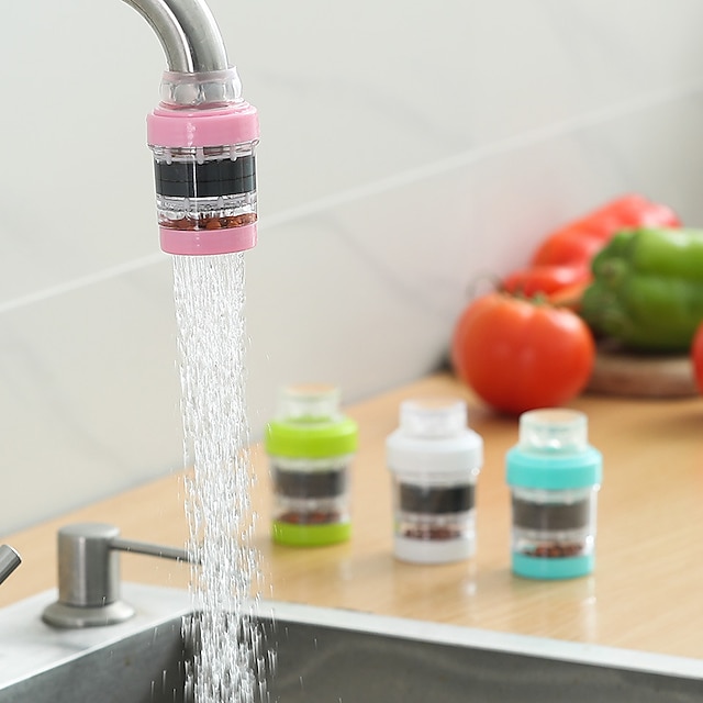  kökskranförlängare 360 vridbart sprayhuvud justerbart stänksäkert kranfiltermunstycke kranvattenfiltertillbehör slumpmässig färg