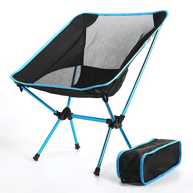 Home & Garden Home Decor | Outdoor Folding Moon Chair Aluminum Alloy Ultra-light Sketch Leisure Backrest Reclining Beach Fishing