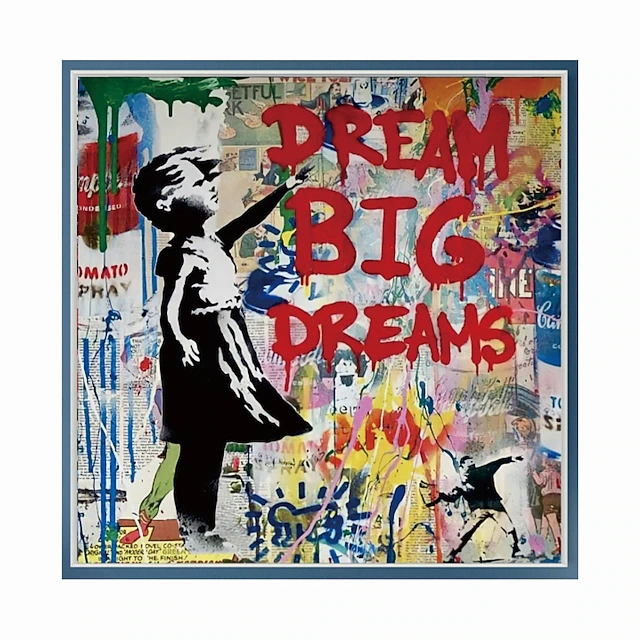 Handmade Hand Painted Oil Painting Wall Street Art Little Girl Home Decoration Decor Rolled Canvas No Frame Unstretched 8