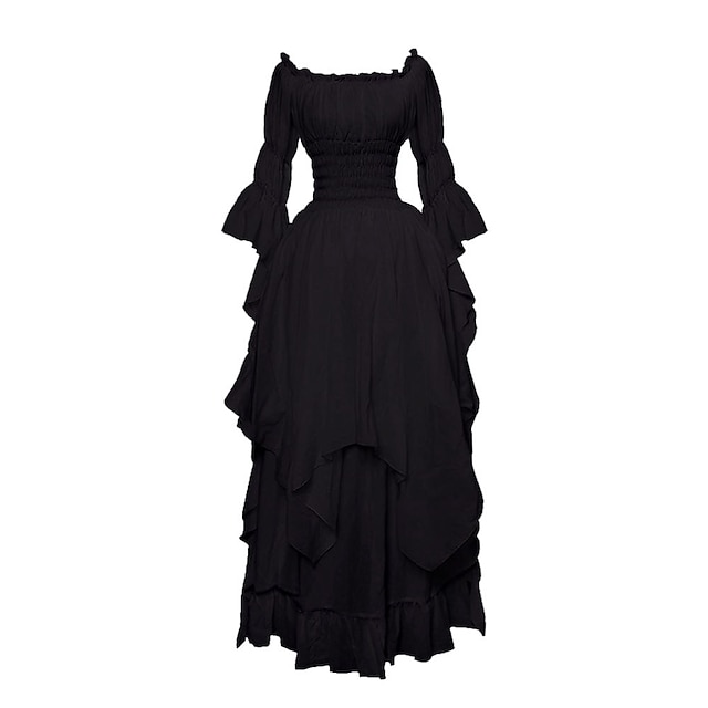 Retro Vintage Medieval Renaissance 17th Century Regency Dress ...