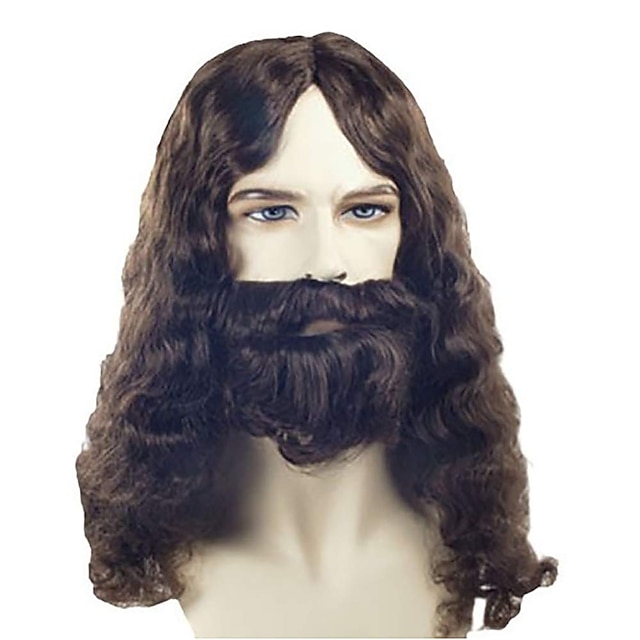 Parrucca e barba di Gesù Cristo o Forrest Gump