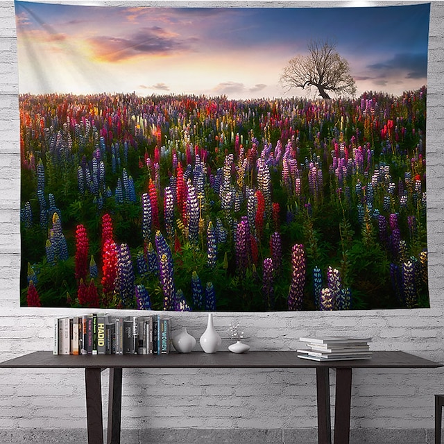 Home & Garden Home Decor | Lavender Wall Tapestry Art Decor Blanket Curtain Hanging Home Bedroom Living Room Decoration Polyeste