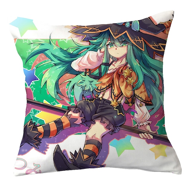 Home & Garden Home Decor | DATE A LIVE Double Side Cushion Cover 6PC Soft Decorative Square Throw Pillow Cover Cushion Case Pill