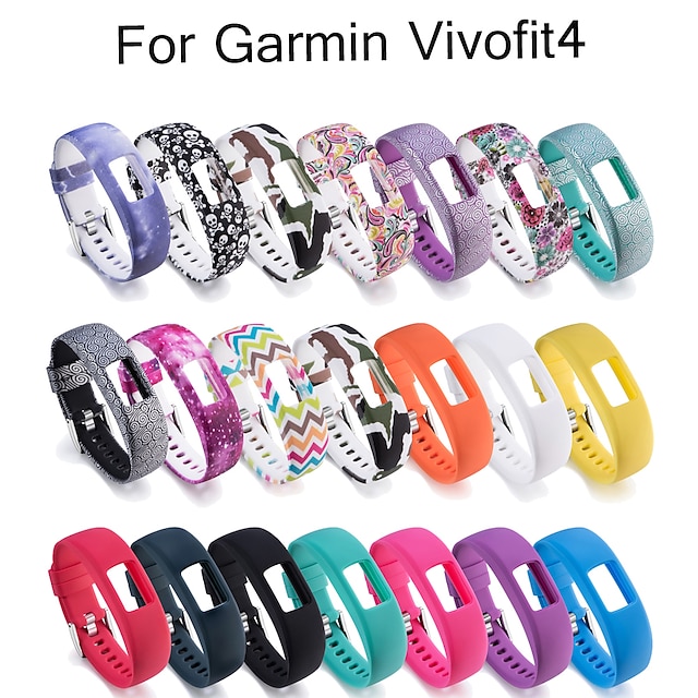  Cinturino per orologio  per Garmin Vivofit 4 Silicone Sostituzione Cinghia Elastico Traspirante Cinturino sportivo Polsino
