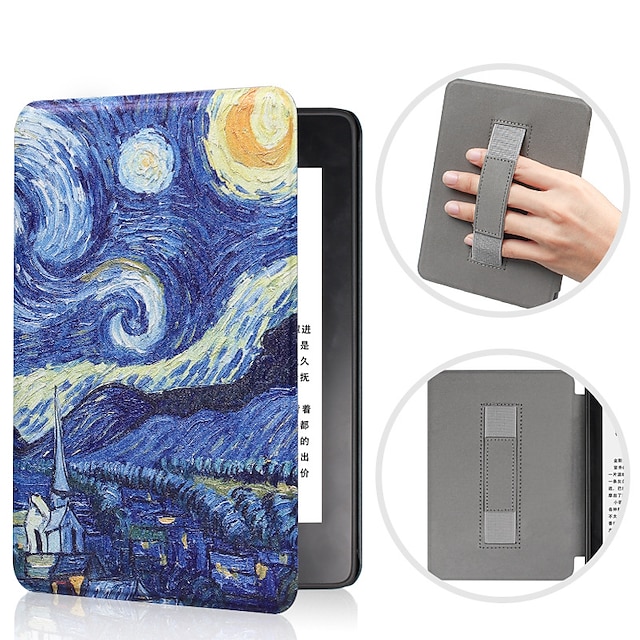 Tablet Case Cover For Amazon Kindle Paperwhite 6.8'' 11th 2021 Handle Smart Auto Wake / Sleep Full Body Protective Graphic Plastic PU Leather