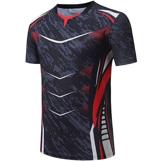 Men's Tennis Shirt Athletic Shirt Breathable Quick Dry Moisture Wicking