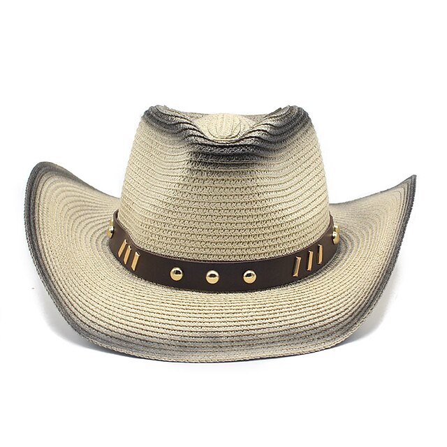 Shoes & Bags Fashion Accessories | 1 pcs Summer Western Cowboy Hat Men Women New Fashion Outdoor Beach Sun Caps Straw Hat Sombre