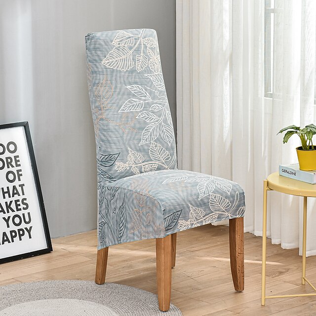  stretch eetkamerstoel hoezen xl/oversized afneembaar wasbaar zacht spandex hoge rugleuning grote stoel hoes hoes voor eetkamer keuken hotel tafel banket