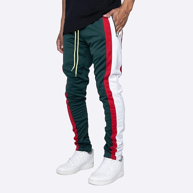 Mens Clothing Mens Bottoms | Mens Casual Pencil Sweatpants Trousers Drawstring Elastic Waist Full Length Pants Sports Outdoor St