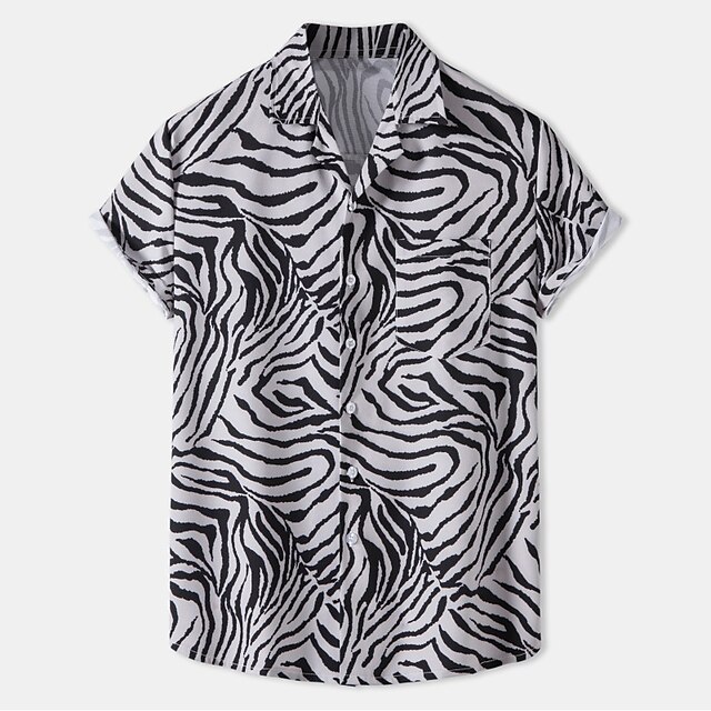 Mens Clothing Mens Shirts | Mens Shirt 3D Print Graphic Patterned Turndown Street Daily 3D Button-Down Short Sleeve Tops Casual 