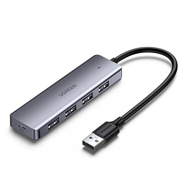  UGREEN Micro USB 2.0 Huburi 4 porturi Înaltă Viteză Indicator cu LED Mufa USB cu USB 3.0*4 5V / 2A Livrarea energiei Pentru