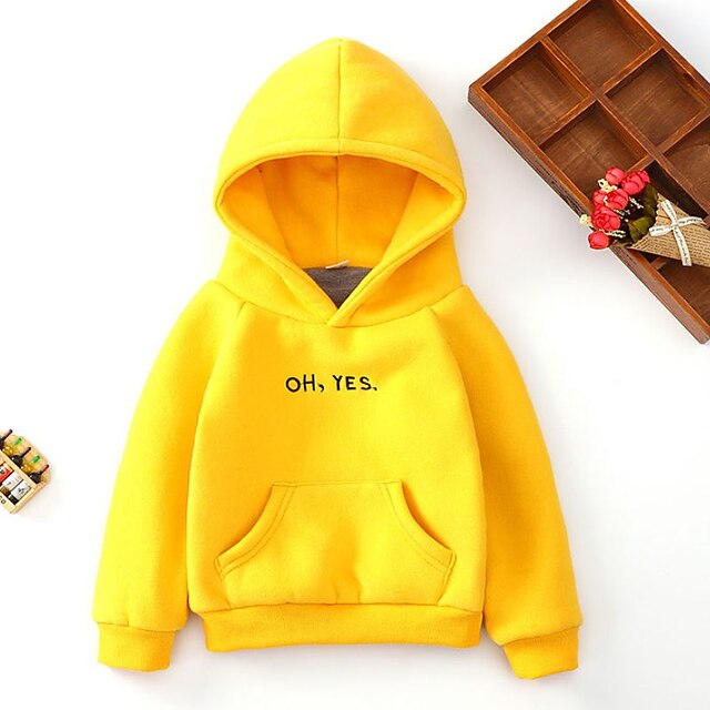 Baby & Kids Boys Clothing | Kids Boys Hoodie Long Sleeve Letter Green Yellow Red Children Tops Spring Summer Active Cool Daily O