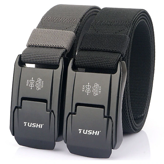 Men's Tactical Tactical Belt Nylon Web Belt Nylon Belt ArmyGreen Black Nylon 15