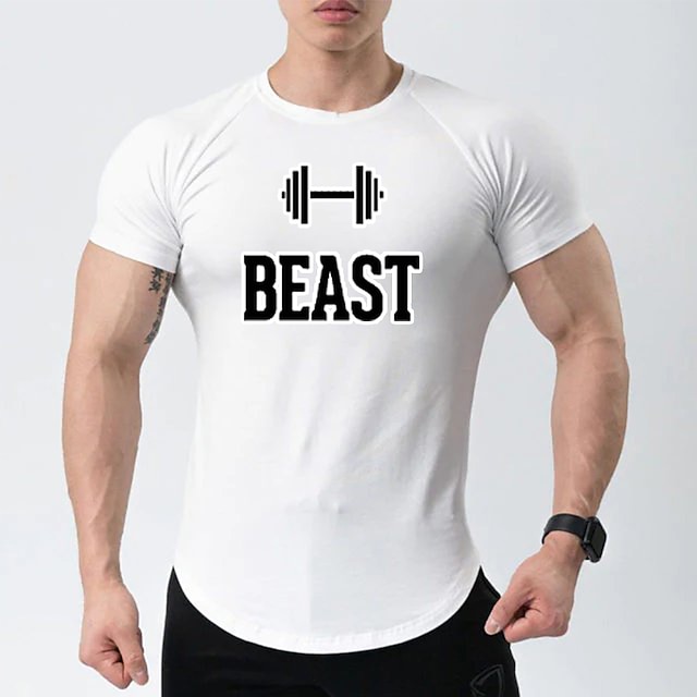 Sports & Outdoors Running, Jogging & Walking | 21Grams Mens Running T-Shirt Tee Tshirt Top Athletic Athleisure Breathable Moistu